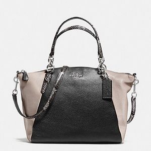 Coach KELSEY SATCHEL IN EXOTIC EMBOSSED LEATHER